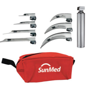 Conventional Disposable Laryngoscope Kit with Reusable Handle
