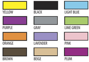 Solid Color Instrument Sheet Tape