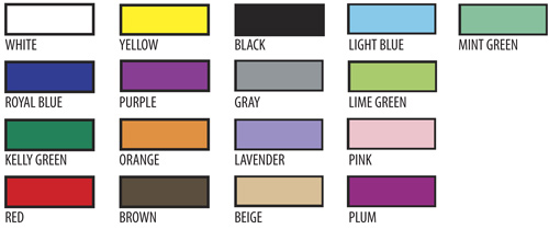 Solid Color Instrument Sheet Tape