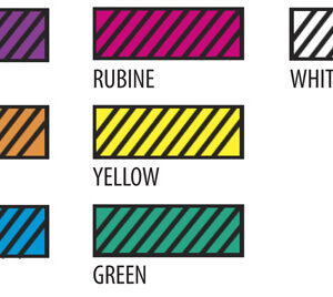 Diagonal Stripe Instrument Sheet Tape
