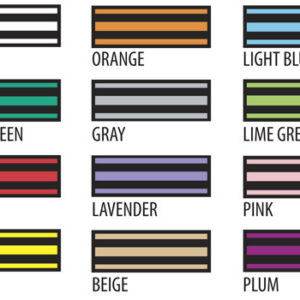 Black Stripe Instrument Sheet Tape